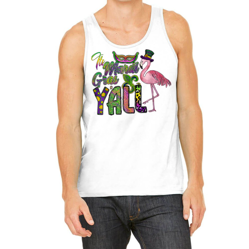 Mardi Gras Shirt Women Men Flamingo Carnival Costu Tank Top | Artistshot