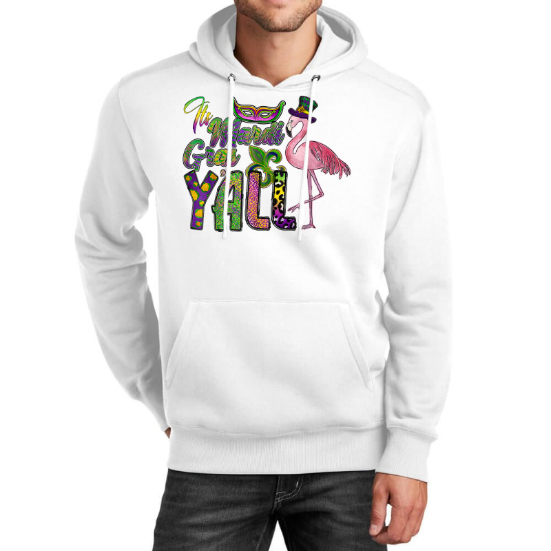 Mardi Gras Shirt Women Men Flamingo Carnival Costu Unisex Hoodie | Artistshot