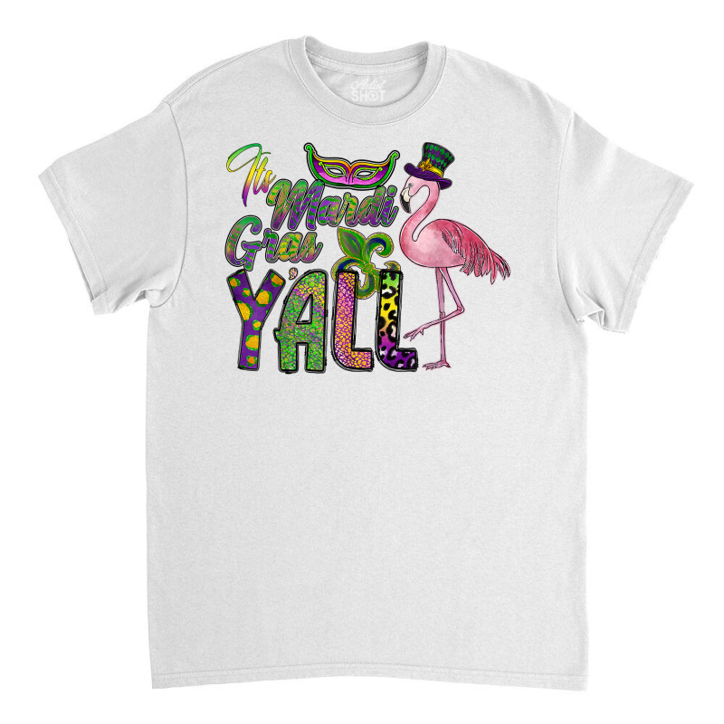 Mardi Gras Shirt Women Men Flamingo Carnival Costu Classic T-shirt | Artistshot