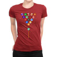 Planet Billiards Funny Billiards Gift Ladies Fitted T-shirt | Artistshot