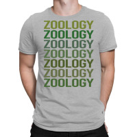 Green Text Zoology Zoologist Aesthetic T-shirt | Artistshot