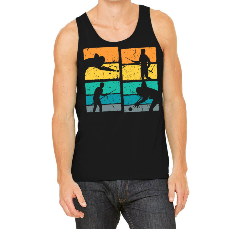 Retro Pool Player Vintage Billiards Tank Top | Artistshot