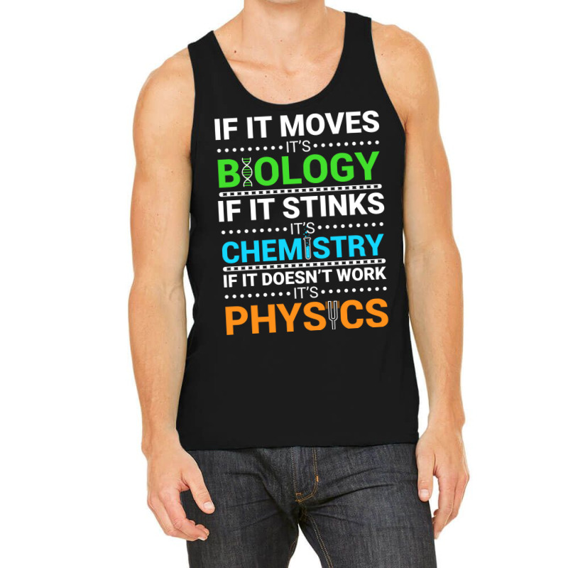 Funny Biology Chemistry Physics Definitions 70s Tank Top by boyzenpragp | Artistshot