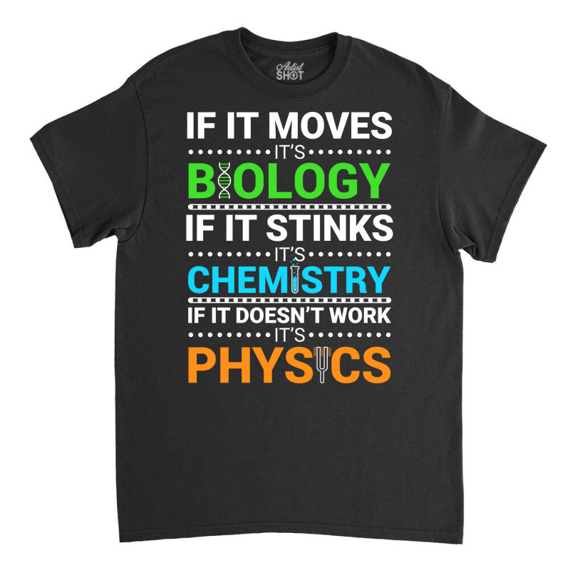 Funny Biology Chemistry Physics Definitions 70s Classic T-shirt by boyzenpragp | Artistshot