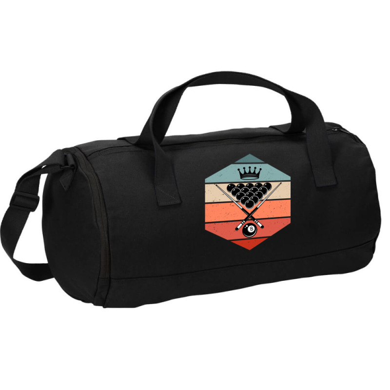 Retro Vintage Billiard 8 Ball Snooker Player Duffel Bag | Artistshot