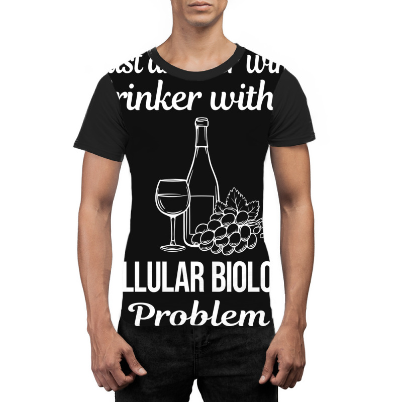 Funny Wine Drinker Cellular Biology Cute Graphic T-shirt by boyzenpragp | Artistshot