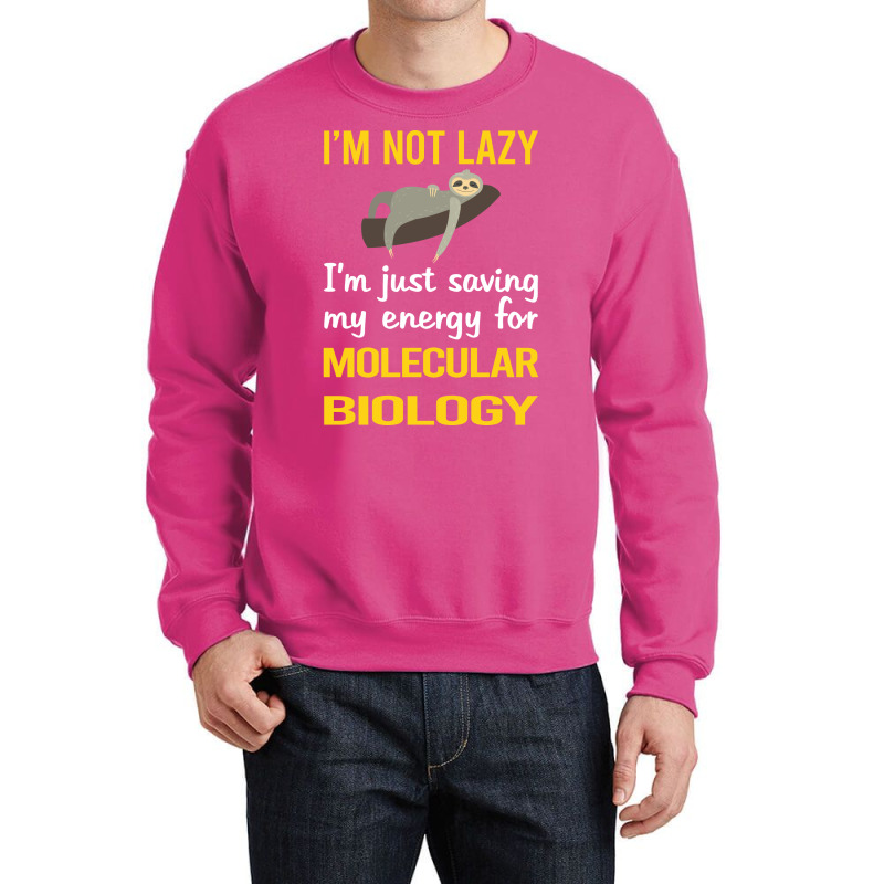 Funny Lazy Molecular Biology Aesthetic Crewneck Sweatshirt | Artistshot