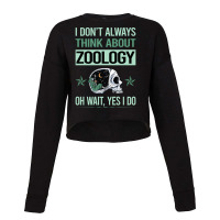 Funny Skeleton Yes I Do Zoology Zoologist Humor Cropped Sweater | Artistshot