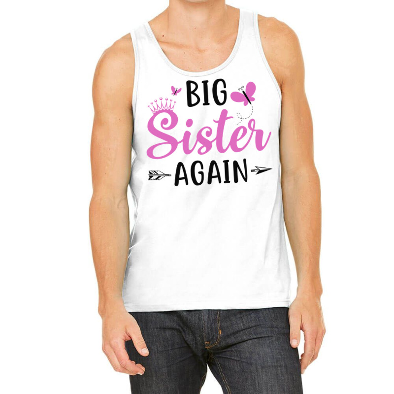 Big Sister Again Sibling Older Daughter Pregnancy Tank Top by spirokyndalt | Artistshot