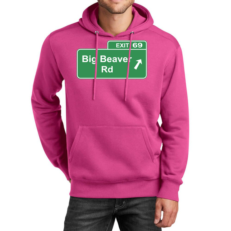 Detroit Big Beaver Exit 69 Unisex Hoodie by morenpgowdru4 | Artistshot