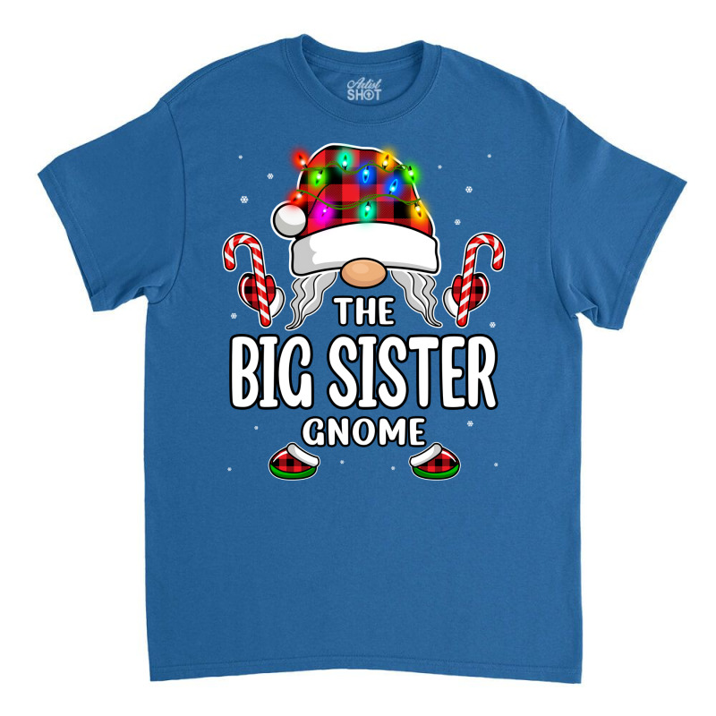 The Big Sister Gnome Matching Family Christmas Red Classic T-shirt | Artistshot