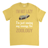 Saving Energy Zoology Zoologist Girl Classic T-shirt | Artistshot