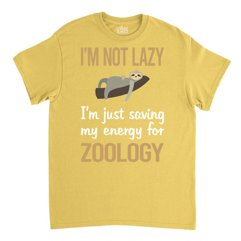 Saving Energy Zoology Zoologist Girl Classic T-shirt by estelawegf | Artistshot