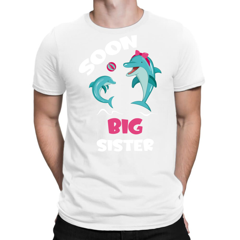 Soon Big Sister Dolphin Lover Red T-Shirt by kuranaszondyv | Artistshot