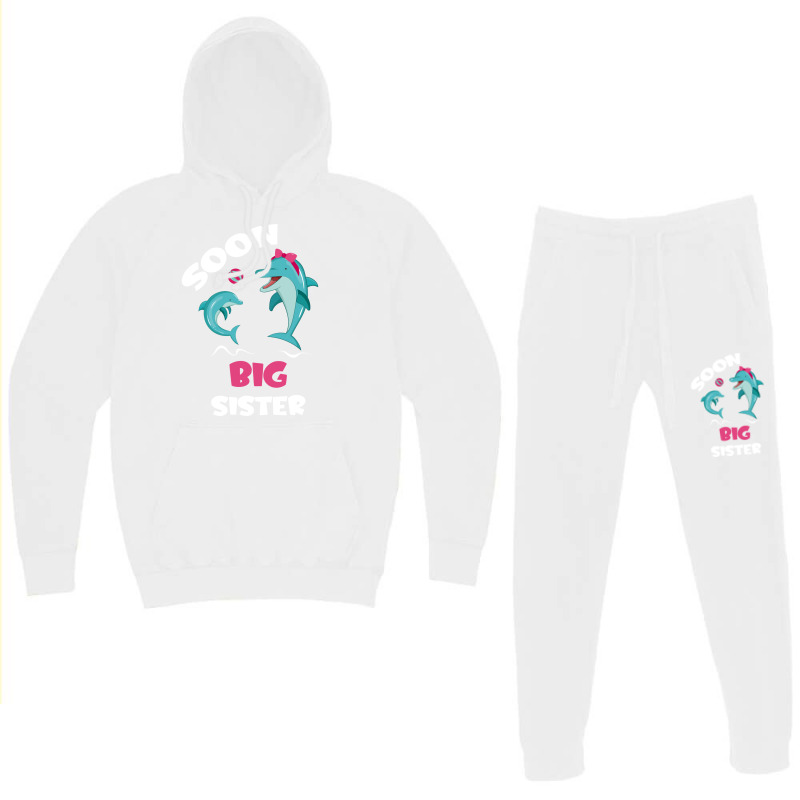 Soon Big Sister Dolphin Lover Red Hoodie & Jogger set by kuranaszondyv | Artistshot