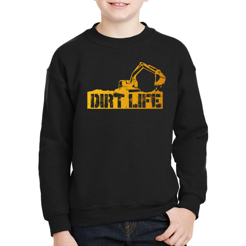 Heavy Equipment Operator Dirt Life Youth Sweatshirt by John Phillips | Artistshot