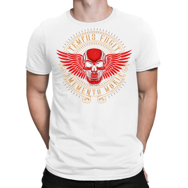 Tempus Fugit Memento Mori Latin Phrase T Shirt T-Shirt by validokel | Artistshot