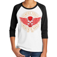 Tempus Fugit Memento Mori Latin Phrase T Shirt Youth 3/4 Sleeve | Artistshot