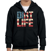 Heavy Equipment Operator Dirt Life Youth Zipper Hoodie | Artistshot