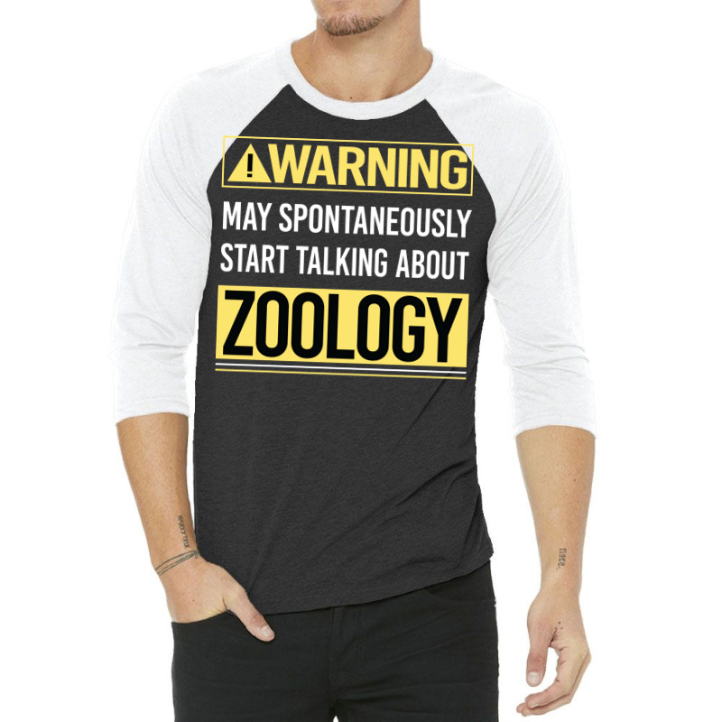 Warning About Zoology Zoologist Aesthetic 3/4 Sleeve Shirt | Artistshot