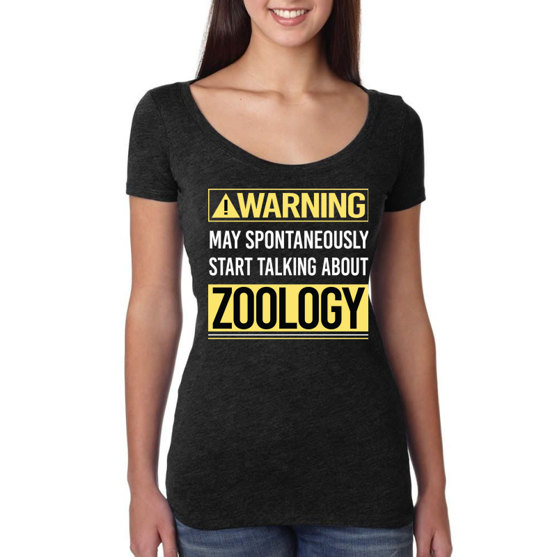 Warning About Zoology Zoologist Aesthetic Women's Triblend Scoop T-shirt by estelawegf | Artistshot