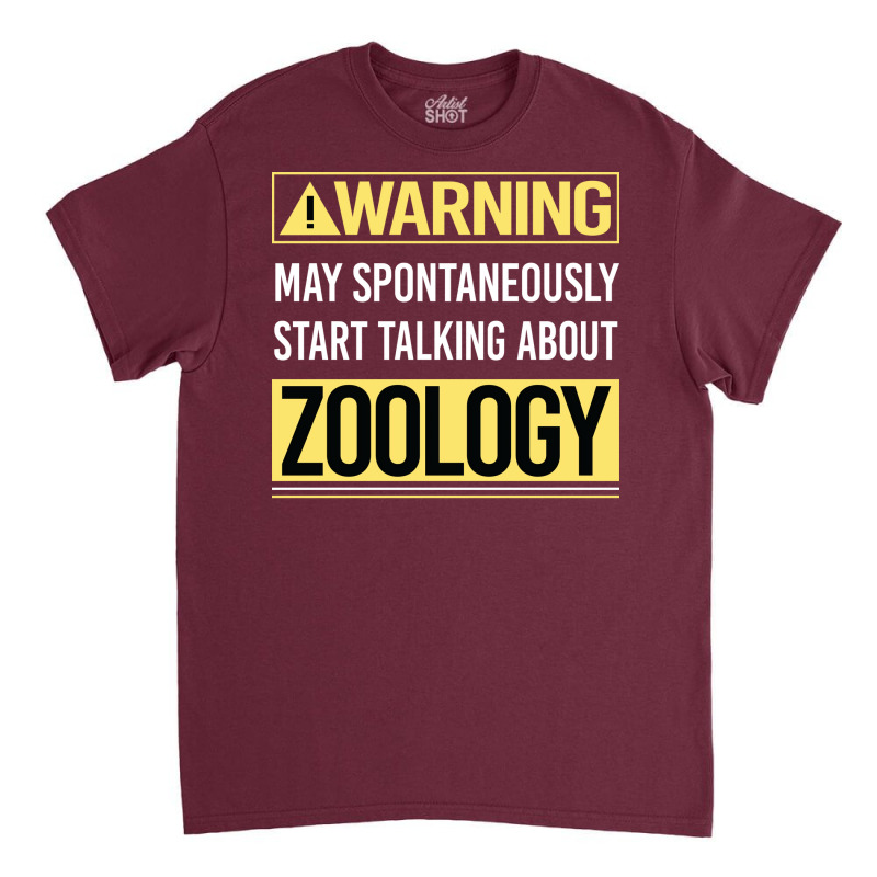 Warning About Zoology Zoologist Aesthetic Classic T-shirt | Artistshot