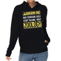 Warning About Zoology Zoologist Aesthetic Lightweight Hoodie | Artistshot