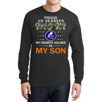 My Favorite Soldier Is My Sonproud Us Seas Mom Arm Long Sleeve Shirts | Artistshot