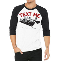 Text Me  Morse Code Key  Ham Radio T Shirt 3/4 Sleeve Shirt | Artistshot