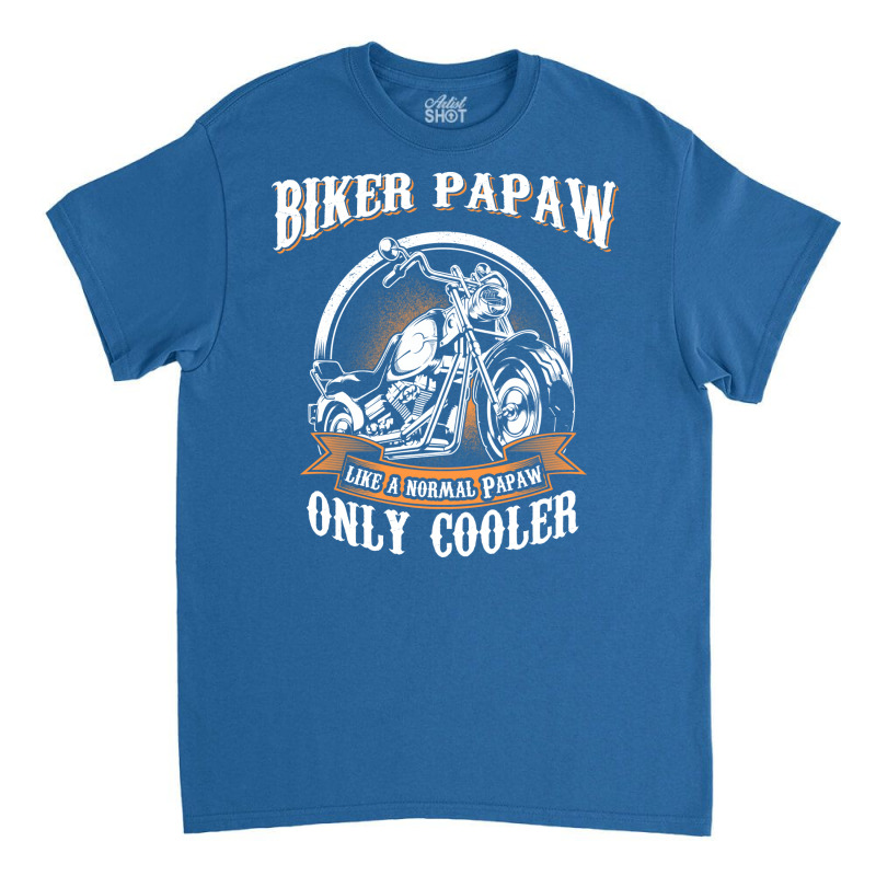 Only Cool Papaw Rides Motorcycles T  Rider Gift St Classic T-shirt | Artistshot