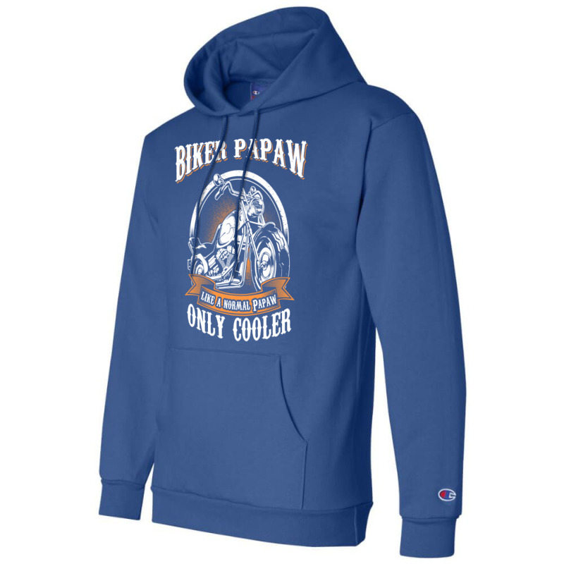 Only Cool Papaw Rides Motorcycles T  Rider Gift St Champion Hoodie | Artistshot