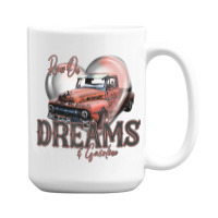 Runs On Dreams And Gasoline Farm Truck Retro Count 15 Oz Coffee Mug | Artistshot