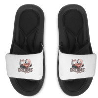 Runs On Dreams And Gasoline Farm Truck Retro Count Slide Sandal | Artistshot