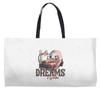 Runs On Dreams And Gasoline Farm Truck Retro Count Weekender Totes | Artistshot