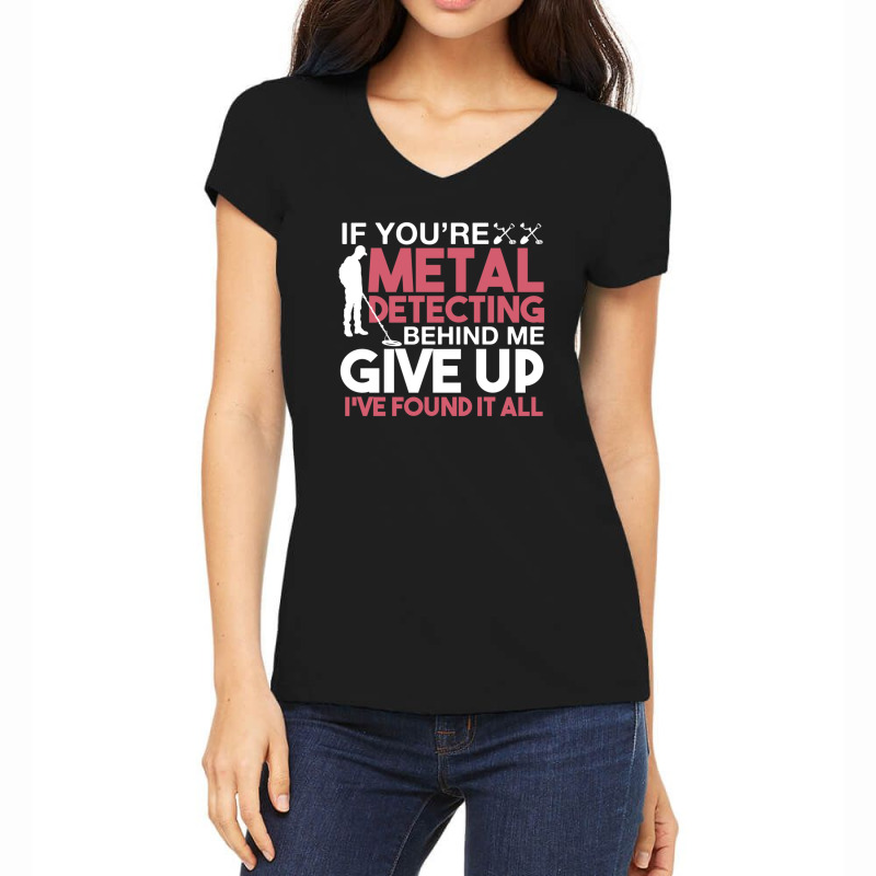 Funny Metal Detecting 1 Women's V-Neck T-Shirt by SUSANASAMUELS | Artistshot