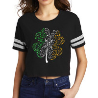 Music Shamrock Irish Music Teacher St Patricks Day Scorecard Crop Tee | Artistshot