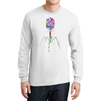 Bacteriophage Blue Long Sleeve Shirts | Artistshot