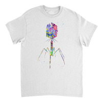 Bacteriophage Blue Classic T-shirt | Artistshot