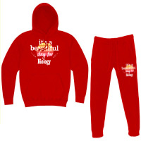 Biology Gift Its A Beautiful Day For Biology Humor Hoodie & Jogger Set | Artistshot