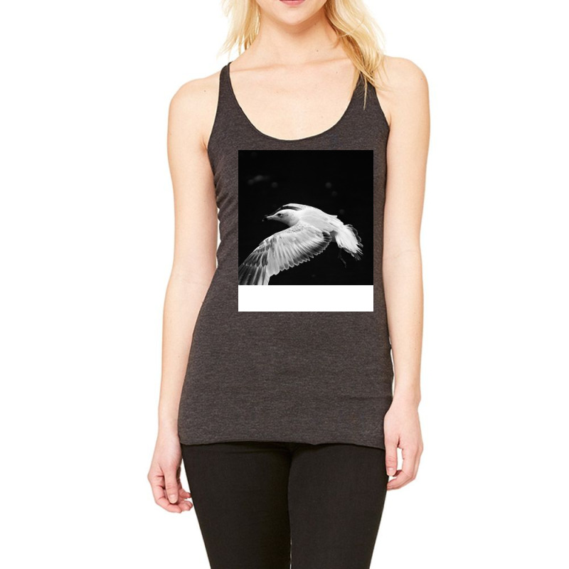 Black And White Bird Retro Racerback Tank by odalysunzueb | Artistshot