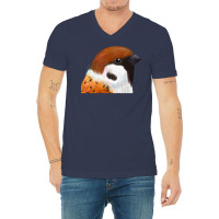 Eurasian Tree Sparrow Bird Stars V-neck Tee | Artistshot