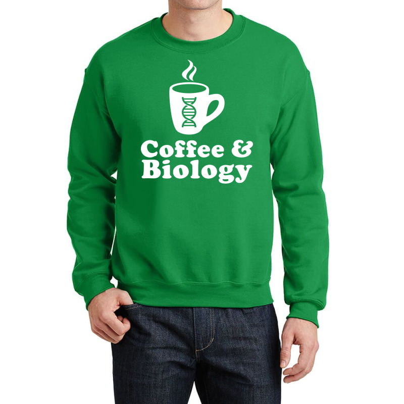 Coffee And Biology Aesthetic Crewneck Sweatshirt | Artistshot