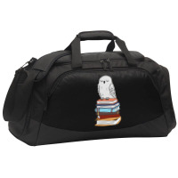 Magic Owl On Books 2 Active Duffel | Artistshot