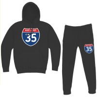 Highway 35 East Coast Hoodie & Jogger Set | Artistshot