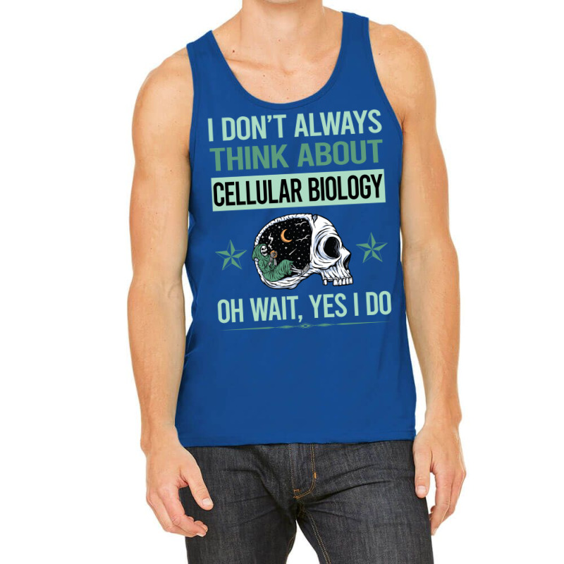 Funny Skeleton Yes I Do Cellular Biology Aesthetic Tank Top | Artistshot