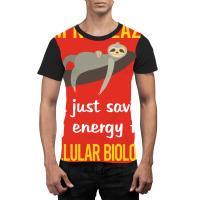 Funny Lazy Cellular Biology 70s Graphic T-shirt | Artistshot