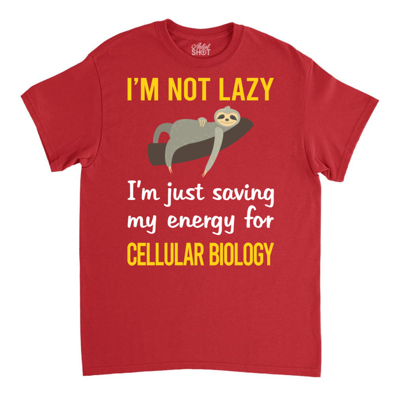 Funny Lazy Cellular Biology 70s Classic T-shirt | Artistshot