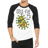 Science  Cellfie 3/4 Sleeve Shirt | Artistshot