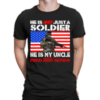 My Uncle Is A Soldier Hero Proud Army Nephew Milit T-shirt | Artistshot