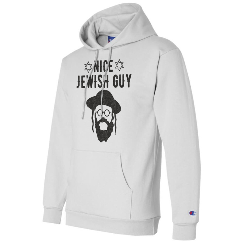 Nice Jewish Guy Funny Gifts For Hanukkah Champion Hoodie | Artistshot